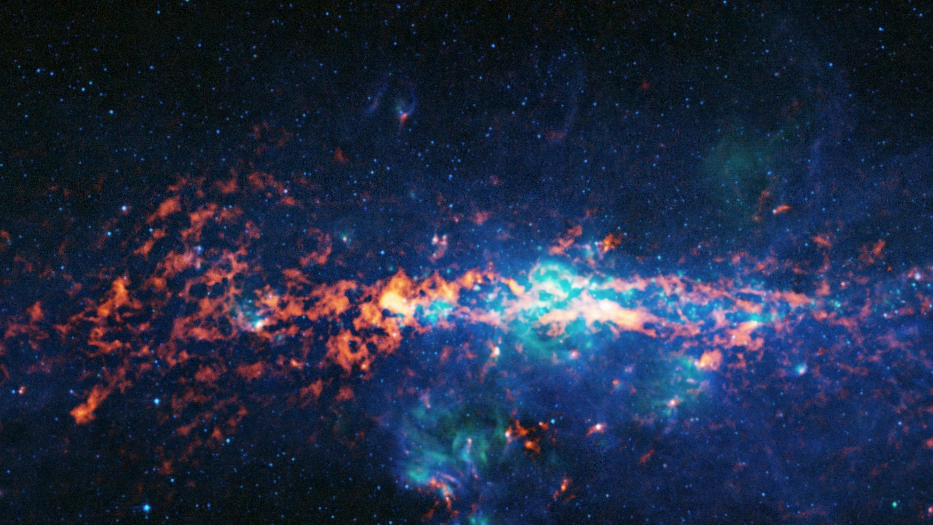 Image of an interstellar gas cloud